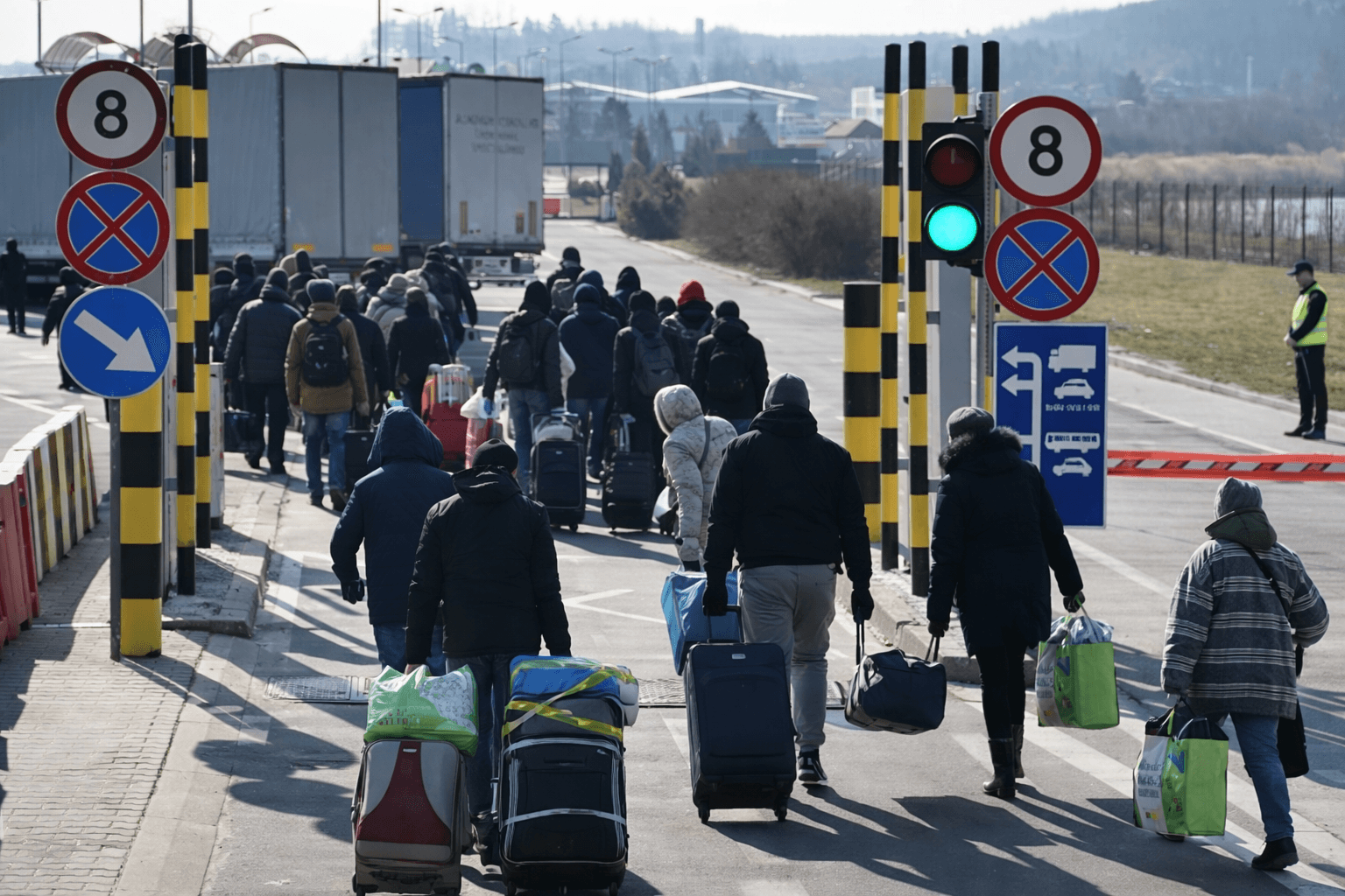 How has the coronavirus changed the rules for Ukrainian workers to enter Poland?